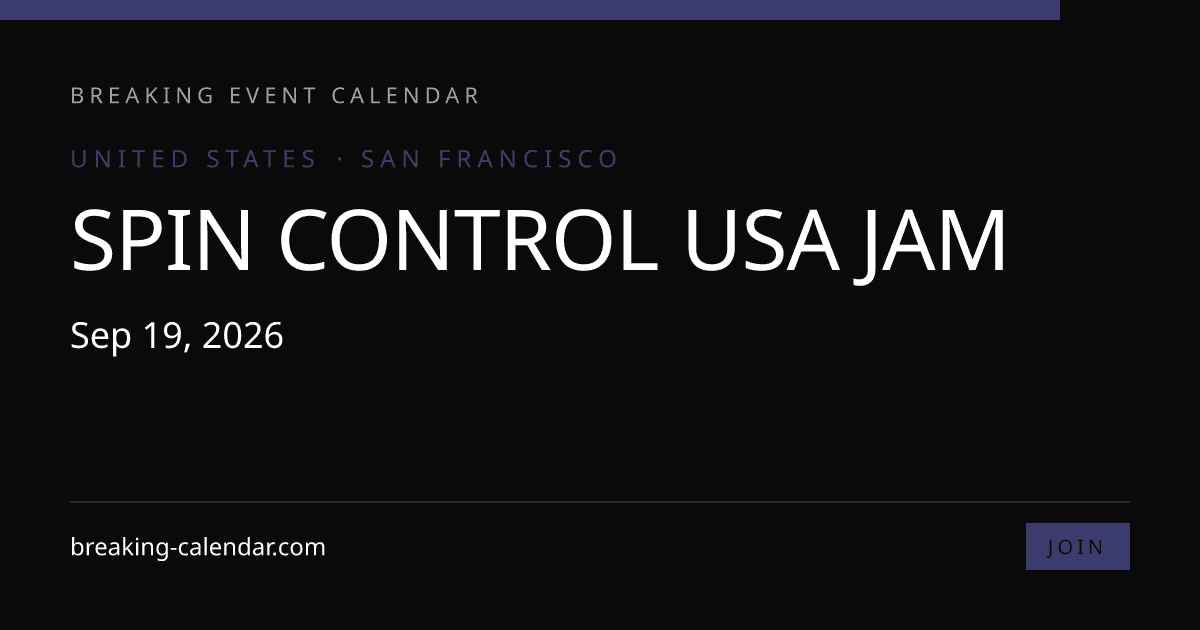 SPIN CONTROL USA JAM