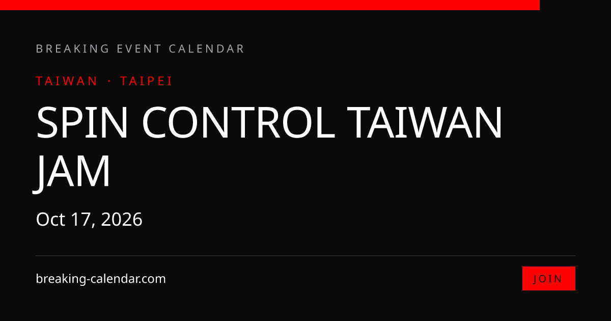 SPIN CONTROL TAIWAN JAM