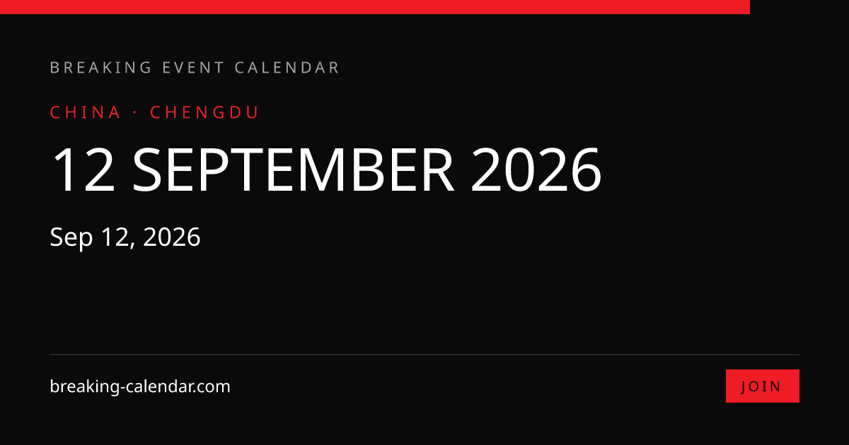 12 September 2026