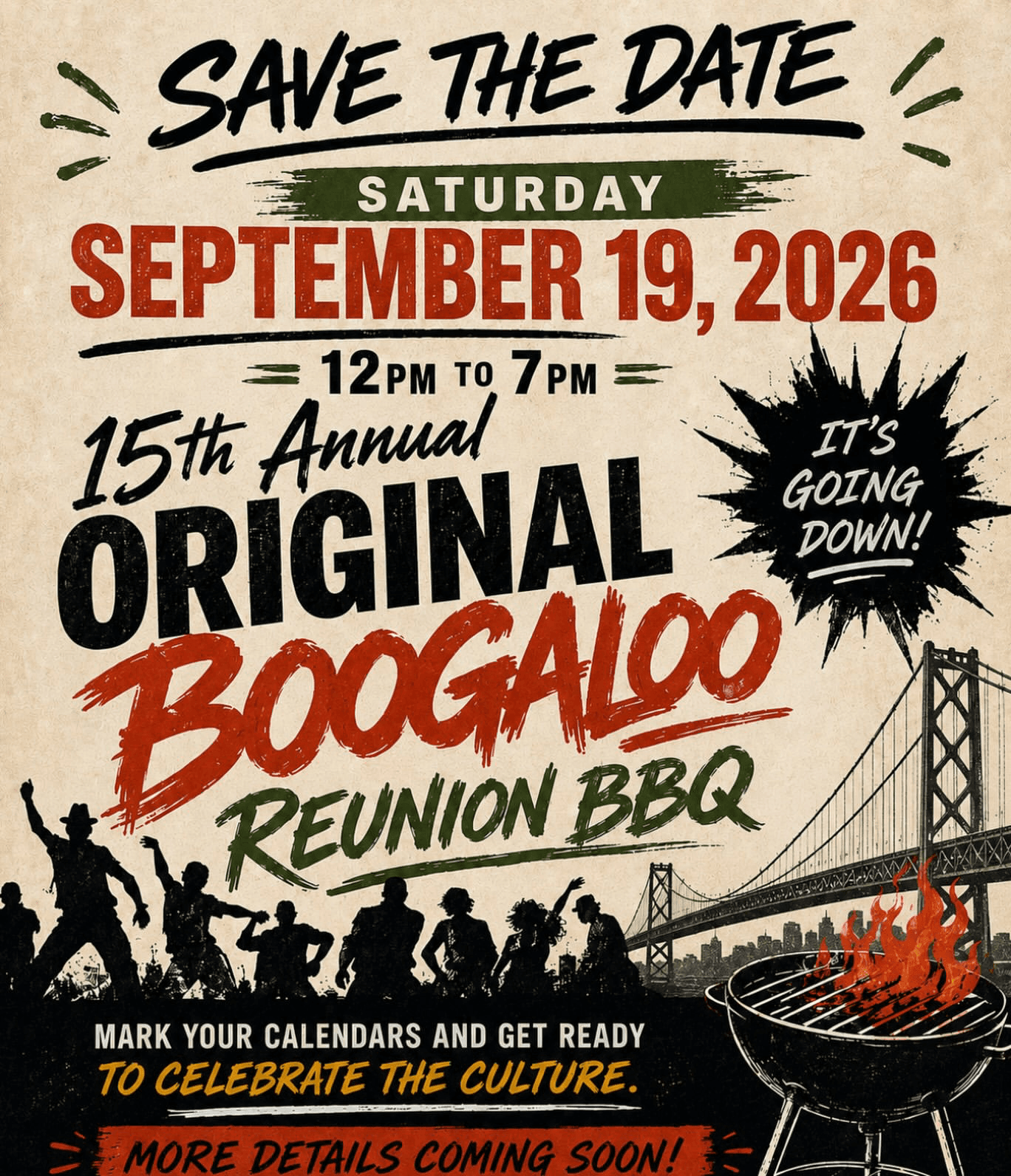 15th Annual Original Boogaloo Reunion BBQ